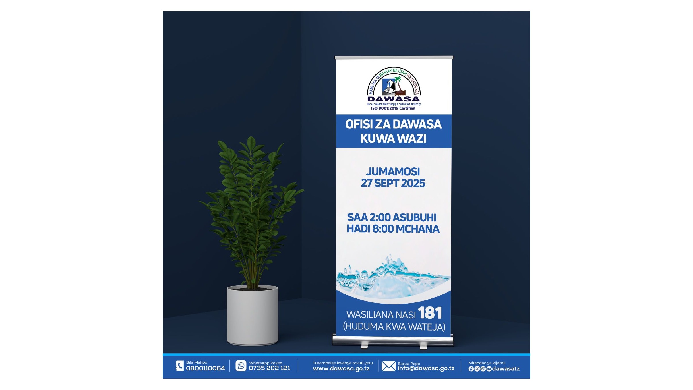 OFISI ZA DAWASA KUWA WAZI