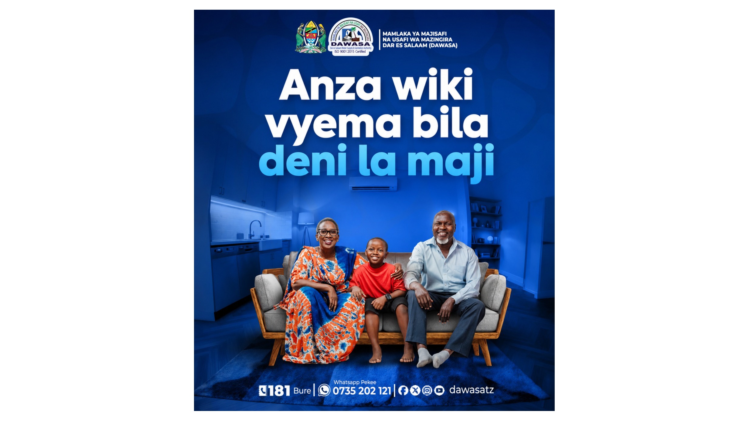 ANZA WIKI VYEMA BILA DENI LA MAJI
