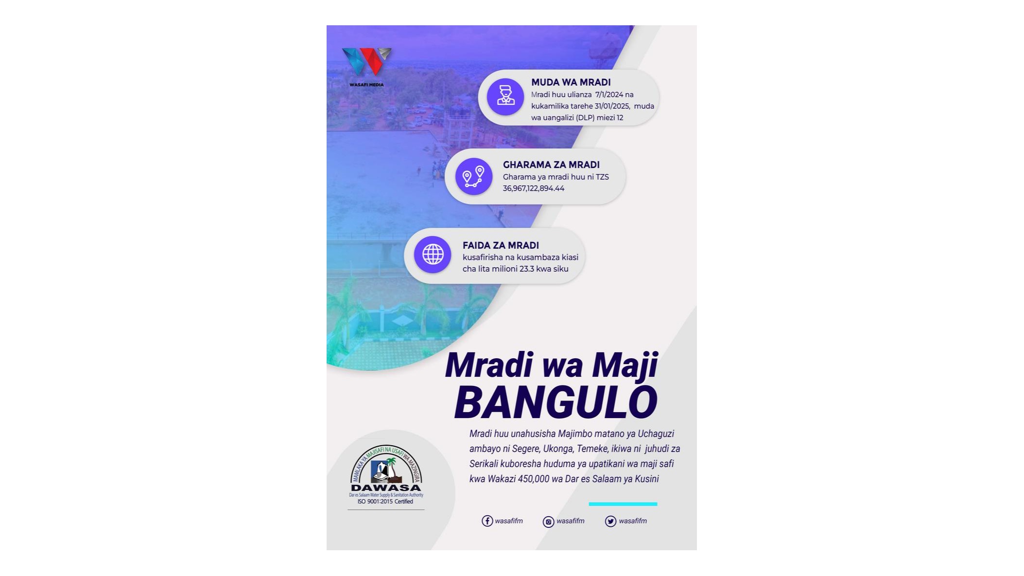 MRADI WA MAJI BANGULO