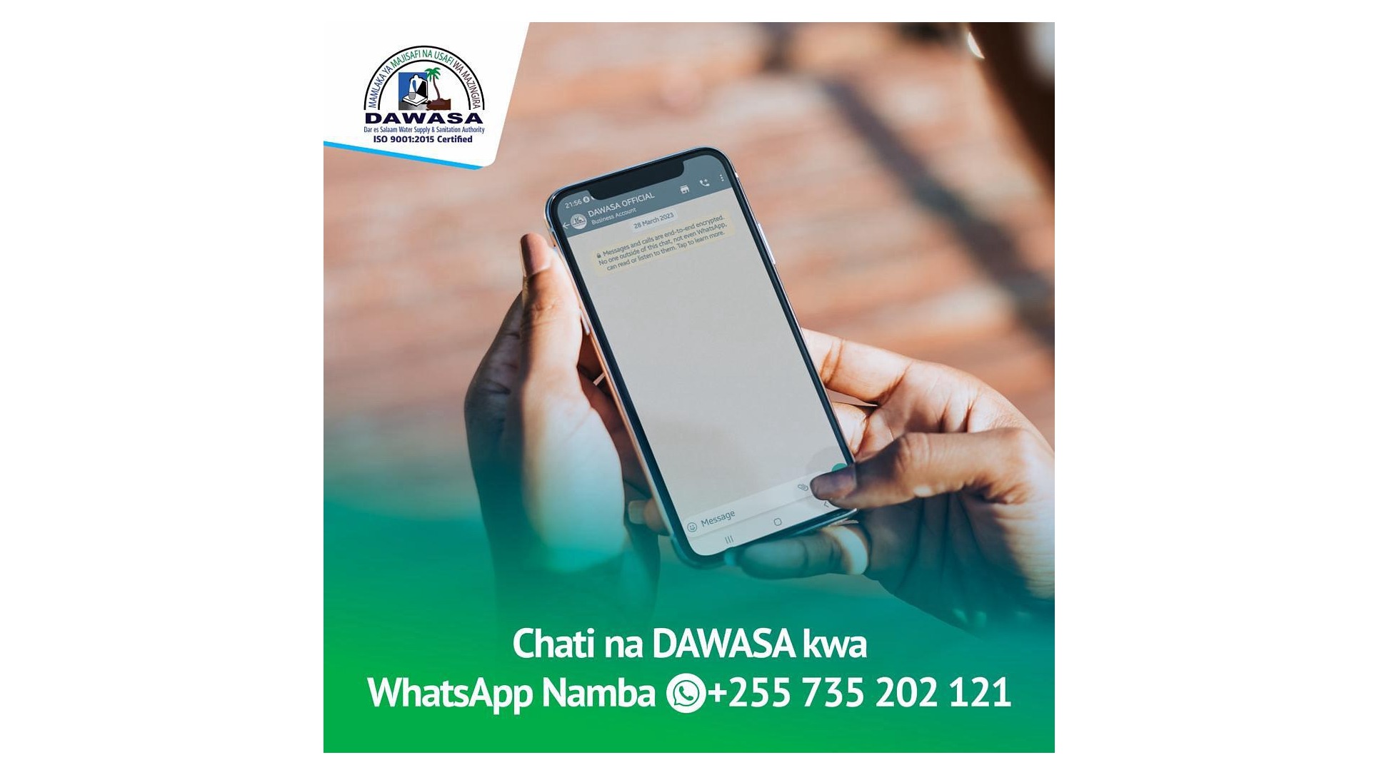 CHATI NA DAWASA KWA WHATSAPP