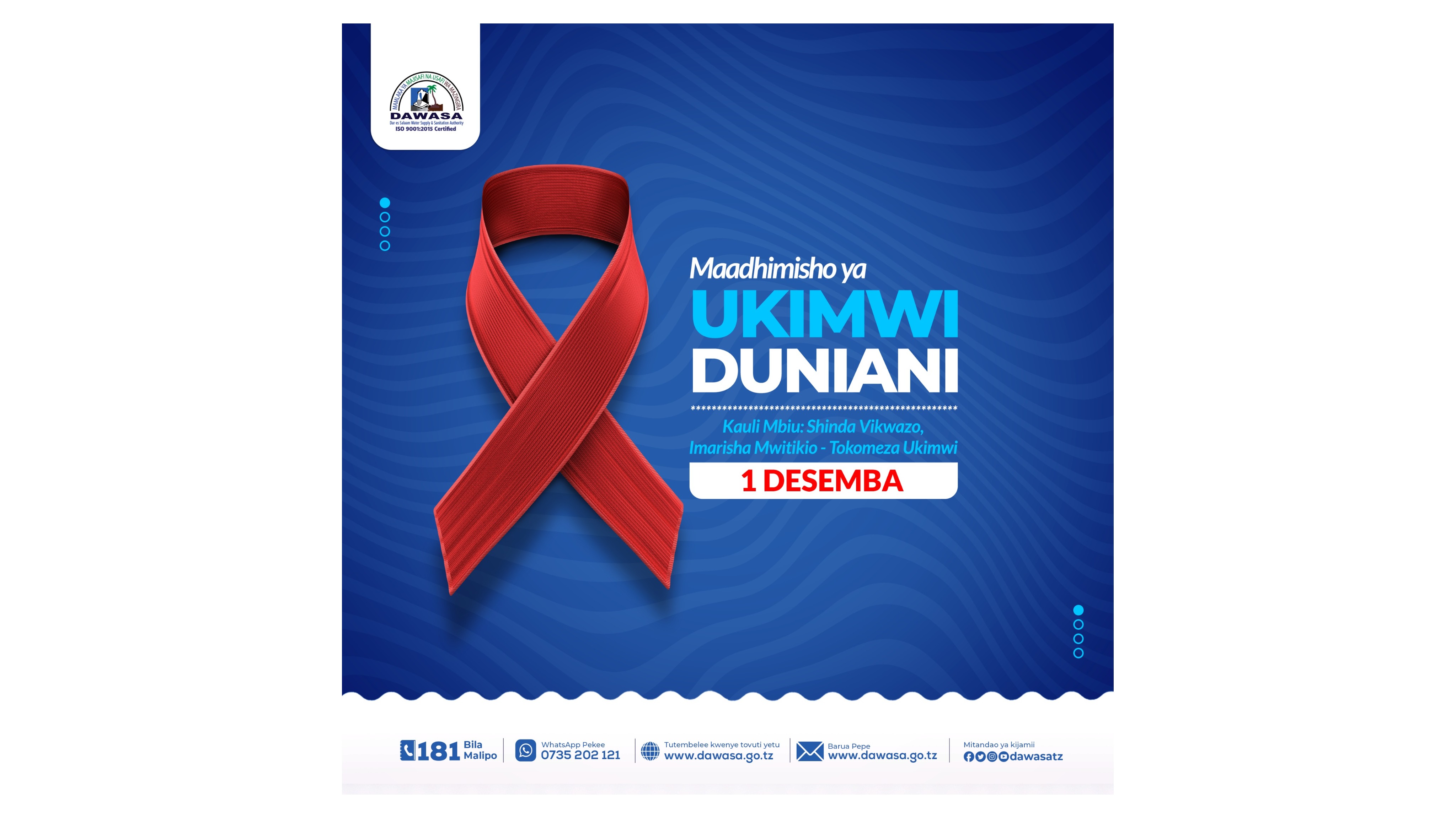 MAADHIMISHO YA UKIMWI DUNIANI