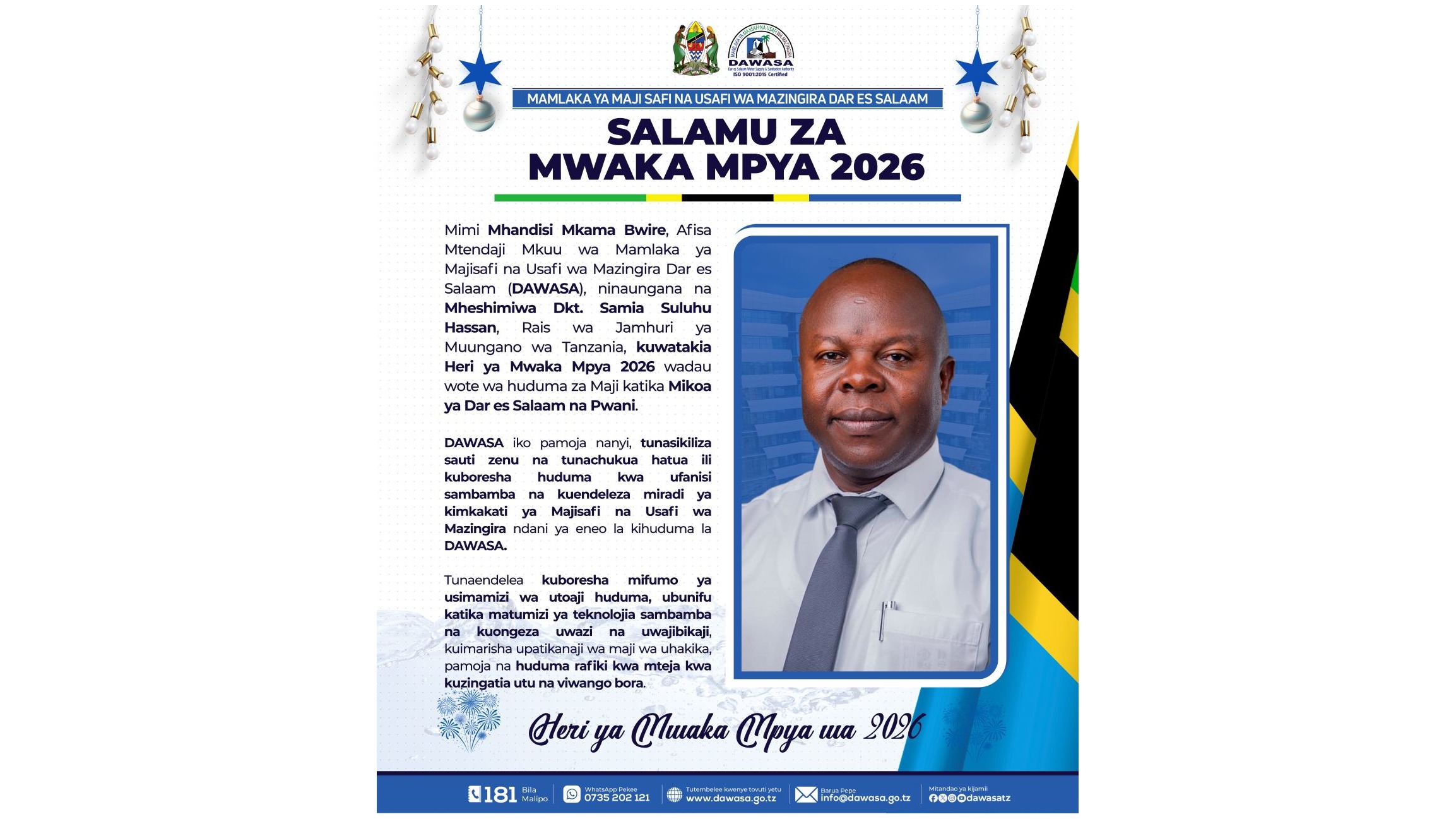 SALAMU ZA MWAKA MPYA 2026