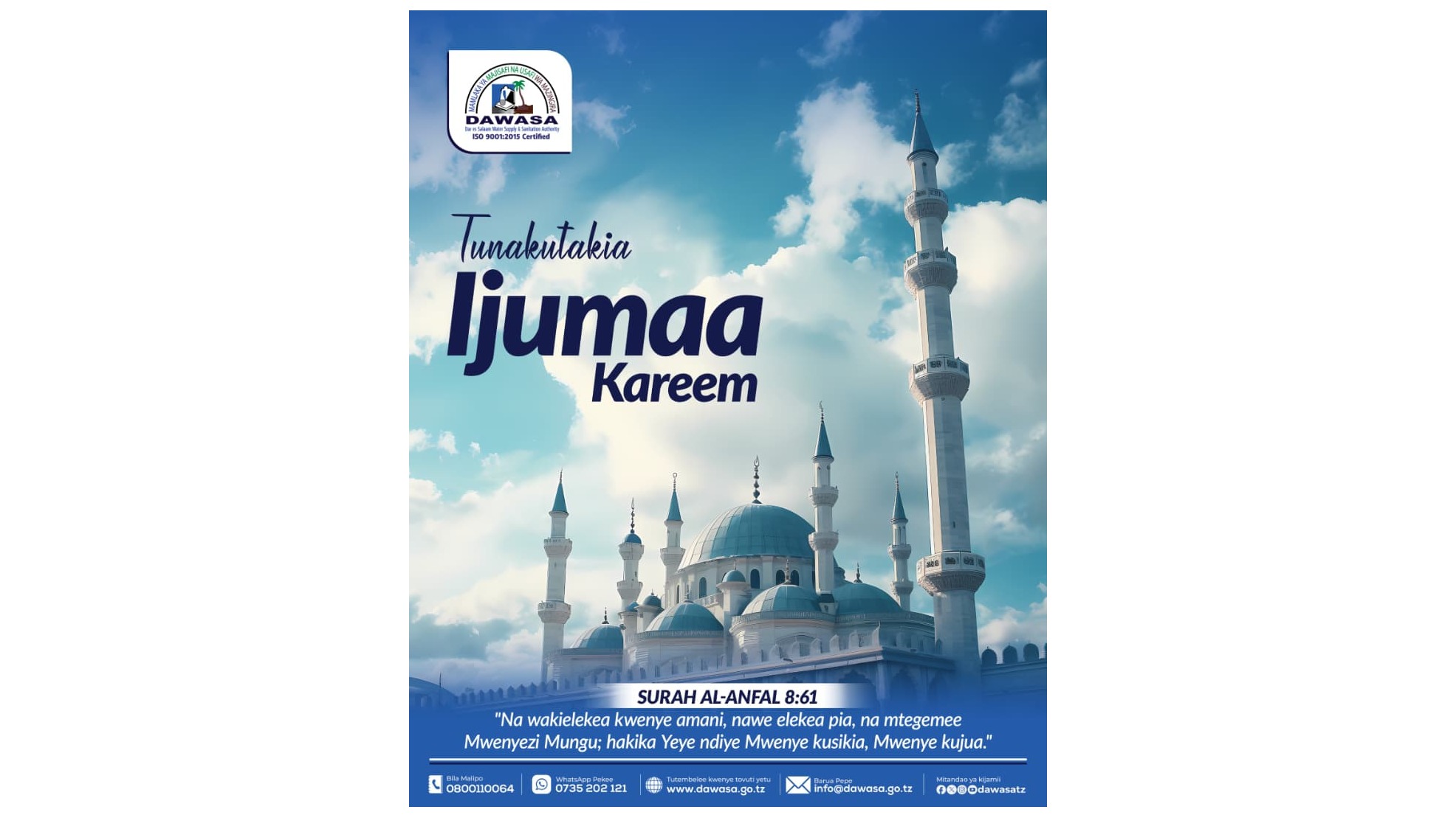 TUNAKUTAKIA IJUMAA KAREEM