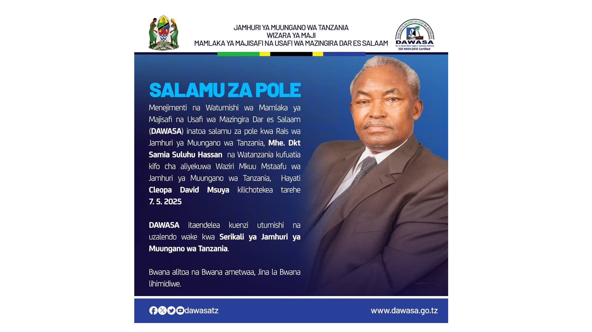 SALAMU ZA POLE