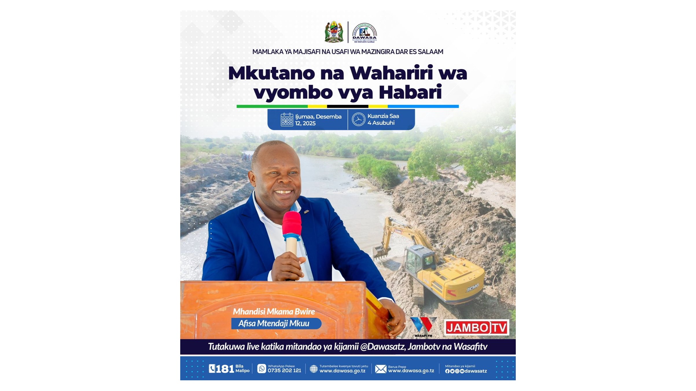 MKUTANO NA WAHARIRI WA VYOMBO VYA HABARI