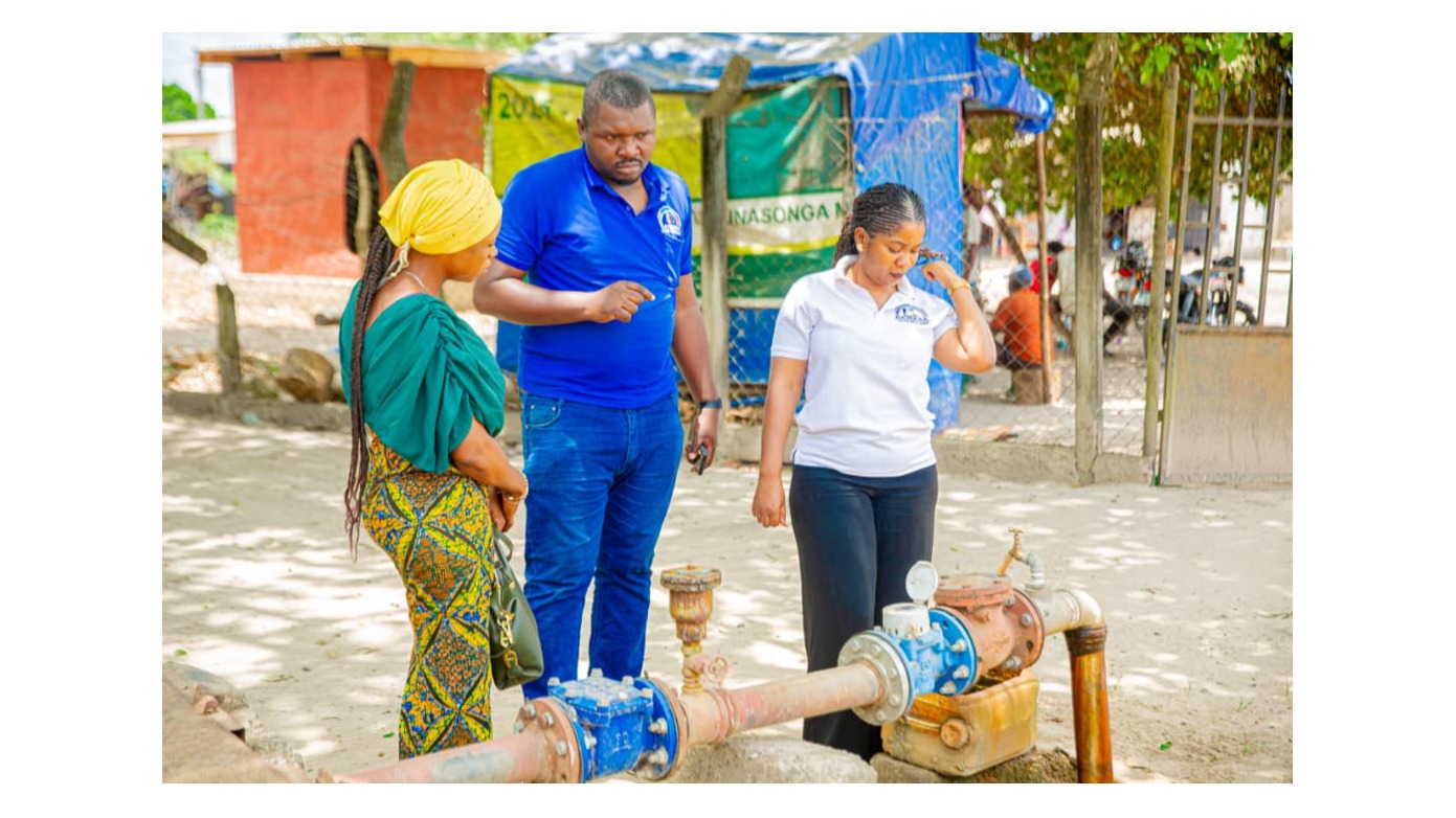 DAWASA YAREJESHA MAJI KIKONGO BAADA YA MIAKA MIWILI
